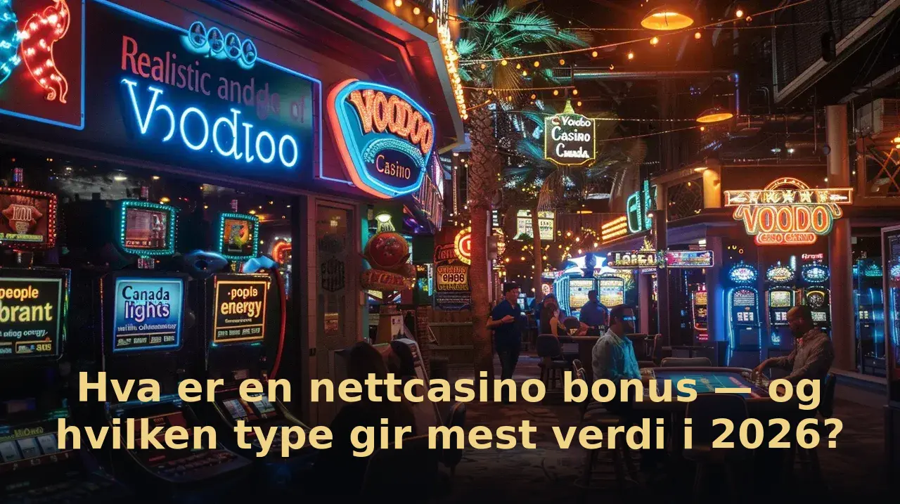 Hva er en nettcasino bonus — og hvilken type gir mest verdi i 2026?